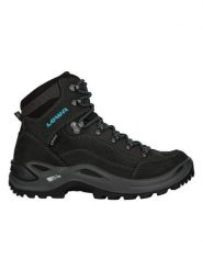 LOWA Skórzane buty turystyczne "Renegade GTX Mid Ws" w kolorze czarnym rozmiar: 42. Czarne buty trekkingowe Lowa, z gore-texu, bez zapięcia. Za 816.46 zł.