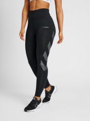 Damskie wysokie legginsy Hummel MT Paris. Czarne legginsy Hummel, bez wzorów, z dżerseju, klasyczne. Za 269.50 zł.