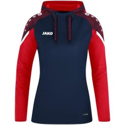 Damska bluza dresowa z kapturem Jako Performance. Czerwone bluzy z kapturem JAKO, na zimę, bez wzorów, z dresówki, z kapturem. W wyprzedaży za 235.00 zł.