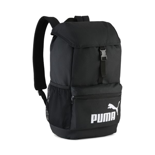Plecak Phase z wypukłą klapą 20 l PUMA. Czarne plecaki Puma, bez wzorów, bez dodatków. Za 139.00 zł.