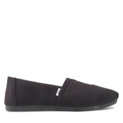 Tenisówki Toms. Czarne trampki TOMS, bez wzorów, bez zapięcia. Za 209.99 zł.
