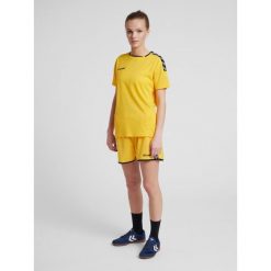 Hummel KOSZULKA DAMSKA T-shirt hmlAUTHENTIC POLY JERSEY WOMAN. Żółte t-shirty sportowe Hummel, l, bez wzorów, z jersey, bez ramiączek, do biegania. Za 85.00 zł.