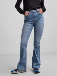 Pieces Jeansy Peggy 17123711 Niebieski Slim Fit. Niebieskie jeansy Pieces, xs, bez wzorów, z bawełny. Za 109.99 zł.