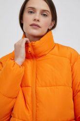 Vero Moda kurtka damska kolor pomarańczowy zimowa oversize. Brązowe kurtki Vero Moda, na zimę, l, bez wzorów, z materiału, bez kaptura. Za 189.99 zł.