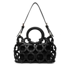 Torebka GINO ROSSI. Czarne torebki klasyczne Gino Rossi, bez wzorów, bez dodatków. Za 299.99 zł.