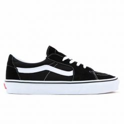 Damskie trampki na co dzień Vans Sk8-Low Kobieta. Czarne trampki Vans, bez wzorów, bez zapięcia, Vans SK8. Za 340.45 zł.