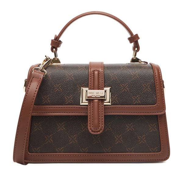 Torebka Nine West. Brązowe torebki klasyczne Nine West, bez wzorów, klasyczne, bez dodatków. Za 329.99 zł.