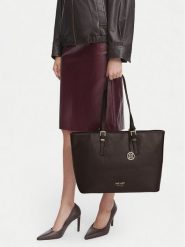 Nine West Torebka EO-QUIET ELEGANCE-LDA9895 Brązowy ciemny. Brązowe shopper bag Nine West, bez wzorów, bez dodatków. Za 449.99 zł.