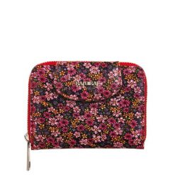 Kolorowy portfel damski BajuBaj PD1266s82 RFID. Czerwone portfele bez wzorów, ze skóry. Za 171.00 zł.