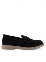 Lasocki Mokasyny WI16-POLO-03 Czarny. Czarne mokasyny Lasocki, bez wzorów, ze skóry. Za 219.99 zł.