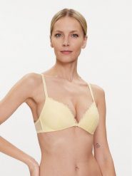 United Colors Of Benetton Biustonosz bezfiszbinowy 34N21R01A Żółty. Żółte biustonosze United Colors Of Benetton, bez wzorów, z syntetyku. Za 59.99 zł.
