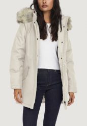 Parka Kobieta ONLY ONLNEWKATY PARKA LIFE OTW CC. Brązowe płaszcze ONLY, na zimę, s, bez wzorów, bez kaptura. Za 344.90 zł.