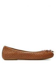 Geox Baleriny D Palmaria D35MUA 00081 C0013 Brązowy. Brązowe baleriny Geox, bez wzorów, ze skóry, bez obcasa, bez zapięcia. Za 229.99 zł.
