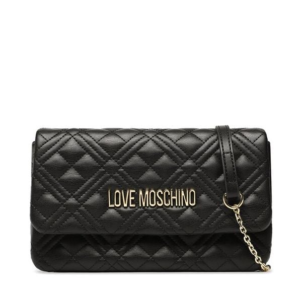 Torebka LOVE MOSCHINO. Czarne kopertówki Love Moschino, bez wzorów, bez dodatków. Za 739.99 zł.