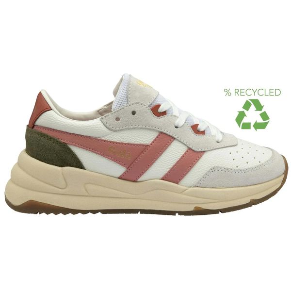Buty damskie Gola Saturn. Białe buty treningowe Gola, bez wzorów, z gumy, bez zapięcia, na jogę i pilates. Za 543.60 zł.