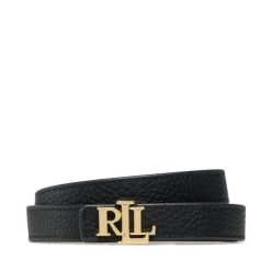 Pasek Damski LAUREN RALPH LAUREN. Czarne paski Lauren Ralph Lauren, bez wzorów. Za 369.99 zł.