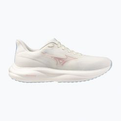 Buty do biegania damskie Mizuno Revolt 4 snow white/bleached. Białe buty do biegania Mizuno, bez wzorów, bez zapięcia, do biegania. Za 319.99 zł.