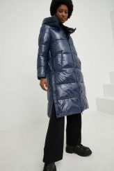 Answear Lab kurtka damska kolor granatowy zimowa. Niebieskie kurtki Answear Lab, na zimę, l, bez wzorów, z kapturem. W wyprzedaży za 314.99 zł.