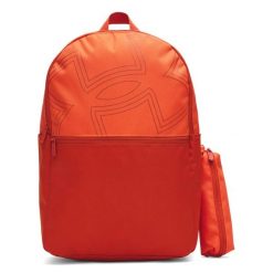 Plecak z nadrukiem Under Armour Essential. Brązowe plecaki Under Armour, bez wzorów, z nadrukiem, bez dodatków. Za 222.50 zł.