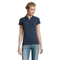 Damska Koszulka Polo Perfect Melange. Szare t-shirty sportowe SOL'S, m, bez wzorów, bez ramiączek. Za 63.99 zł.