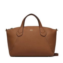 Torebka BOSS. Brązowe torebki klasyczne Boss, bez wzorów, klasyczne, bez dodatków. Za 1,449.00 zł.