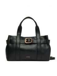 Calvin Klein Torebka LV04F3295G Czarny. Czarne torebki klasyczne Calvin Klein, bez wzorów, ze skóry, bez dodatków. Za 499.99 zł.