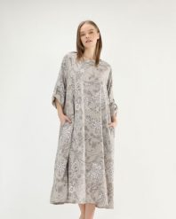 Brązowa sukienka midi. Brązowe sukienki Unisono, l, bez wzorów, bez kołnierzyka, bez ramiączek, midi. Za 269.00 zł.