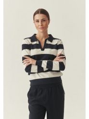 TATUUM Sweter w kolorze biało-granatowym rozmiar: XL. Białe swetry Tatuum, xl, bez wzorów, bez ramiączek. Za 158.10 zł.