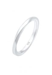 Elli Damskie Knot Ring Timeless Basic w srebra próby 925 Pierścionki 1 ct. Szare pierścionki Elli, srebrne. Za 283.99 zł.