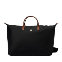 Torebka Tommy Hilfiger. Czarne shopper bag Tommy Hilfiger, bez wzorów, bez dodatków. Za 569.99 zł.