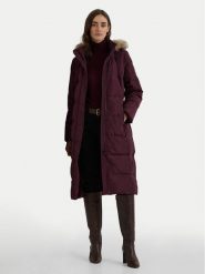 LAUREN RALPH LAUREN Kurtka puchowa 297957518003 Bordowy Regular Fit. Czerwone kurtki Lauren Ralph Lauren, xs, bez wzorów, z puchu, bez kaptura. Za 799.99 zł.