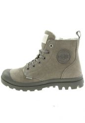 Buty sportowe Sneakersy damskie, Palladium Pampa Hi Zip WL. Brązowe buty treningowe Palladium, na zimę, bez wzorów, z materiału, bez zapięcia, trekkingowe. Za 479.99 zł.