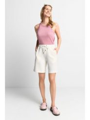 Rich & Royal Lniany top w kolorze jasnoróżowym rozmiar: XS. Różowe topy Rich & Royal, xs, bez wzorów, ze lnu, bez kołnierzyka, bez ramiączek. Za 92.64 zł.