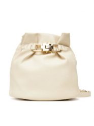 Valentino Torebka Fedora Re VBS9A733 Kremowy. Białe torebki klasyczne Valentino, bez wzorów, ze skóry, bez dodatków. Za 335.99 zł.