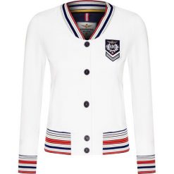 Bluza AERONAUTICA MILITARE. Niebieskie bluzy Aeronautica Militare, z aplikacjami, bez ramiączek, bez kaptura. W wyprzedaży za 526.00 zł.