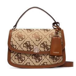 Torebka Guess. Brązowe torebki klasyczne Guess, z aplikacjami, klasyczne, bez dodatków. Za 584.99 zł.