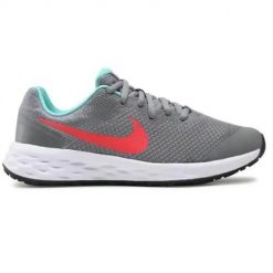 Buty do biegania damskie Nike Revolution 6 NN. Szare buty do biegania Nike, bez wzorów, z materiału, bez zapięcia, do biegania, nike revolution. Za 305.00 zł.