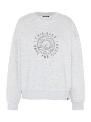 Chiemsee Bluza w kolorze szarym rozmiar: S. Szare bluzy Chiemsee, s, bez wzorów, z bawełny, bez ramiączek, bez kaptura. Za 144.95 zł.