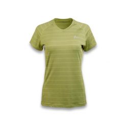 T-Shirt Ande Omio Dla Kobiet Damskie. Zielone t-shirty sportowe Ande, s, bez wzorów, z elastanu, bez ramiączek, trekkingowe. Za 164.99 zł.