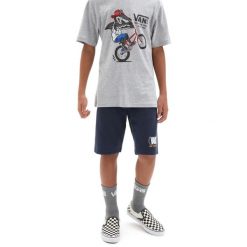 Spodenki Vans Authentic, Dzieci. Niebieskie szorty Vans, bez wzorów, z bawełny. Za 290.00 zł.