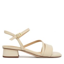 Sandały Clarks. Sandały Clarks, bez wzorów, bez obcasa, na słupku, bez zapięcia. Za 389.99 zł.