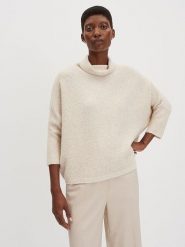 Someday Golf w kolorze kremowym rozmiar: S. Brązowe swetry someday., s, bez wzorów, z wełny, bez ramiączek. Za 165.99 zł.