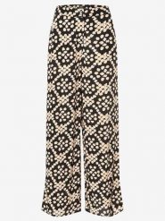 More & More Spodnie w kolorze czarno-złoto-białym rozmiar: 32. Białe spodnie materiałowe More & More, bez wzorów, z materiału, z podwyższonym stanem. Za 70.08 zł.