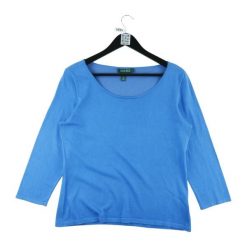 Second life - Damski niebieski sweter - Jak nowy. Niebieskie swetry Ralph Lauren, bez wzorów, bez ramiączek. Za 114.98 zł.