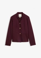 Żakiet z kołnierzem kielichowym. Czerwone marynarki i żakiety bonprix, bez wzorów, eleganckie, bez ramiączek. Za 189.99 zł.