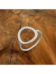 Eclat d'Argent Srebrny pierścionek rozmiar: 50. Szare pierścionki Eclat d'Argent, srebrne. Za 173.99 zł.