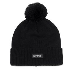 Czapka Sprandi. Czarne czapki zimowe Sprandi, bez wzorów. Za 49.99 zł.