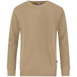 Bluza Jako Organic. Brązowe bluzy JAKO, m, bez wzorów, z bawełny, biznesowe, bez ramiączek, bez kaptura. Za 284.00 zł.