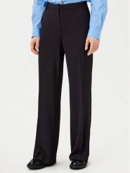 Motivi Spodnie palazzo P066Q003514N Czarny Wide Leg. Czarne spodnie materiałowe Motivi, bez wzorów, z materiału. Za 189.99 zł.
