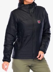 Kurtka ocieplana damska Fjallraven Expedition X-latt Hoodie. Czarne kurtki Fjällräven, na zimę, l, bez wzorów, z poliamidu, bez kaptura. Za 824.99 zł.